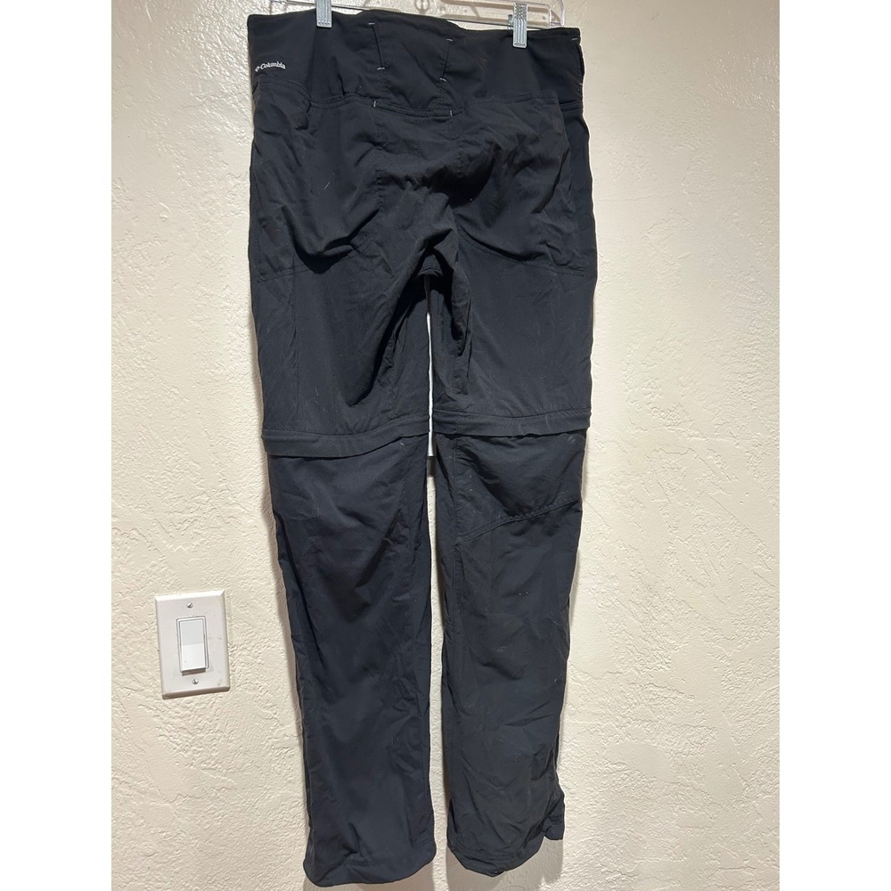 Columbia Omni-Shield Womens Convertible Hiking‎ Pants Black Size 10 Regular - Picture 2 of 6